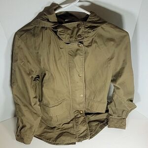 Love Tree Army Green Utility Jacket